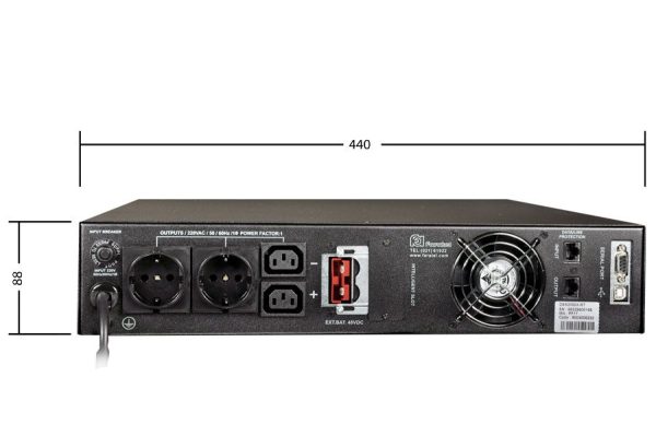 یو پی اس سری DSS مدل DSS2000X-RT