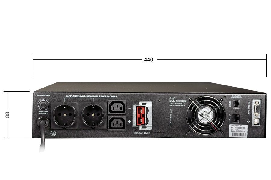 یو پی اس سری DSS مدل DSS2000X-RT