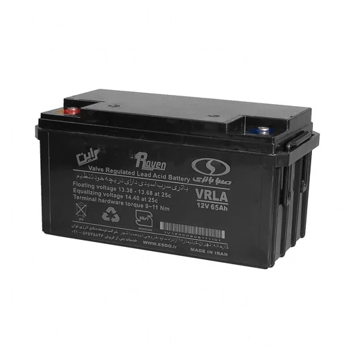 باتری یو پی اس 12 ولت 65 آمپر صبا باتری یو پی اس 12 ولت 65 آمپر صبا